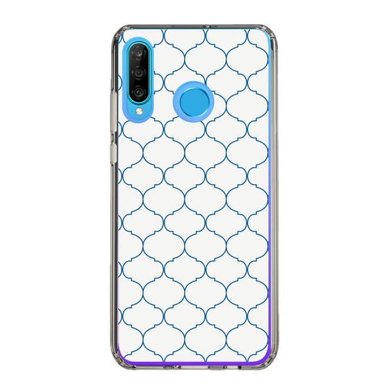 スリムプロテクションケース［ Moroccan1 -Blue ］
