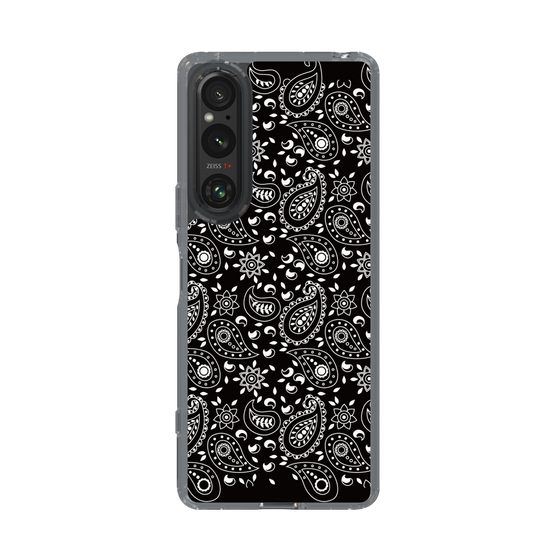 スリムプロテクションケース［ ペイズリー - Black ］