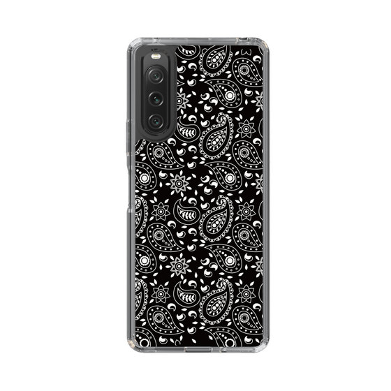 スリムプロテクションケース［ ペイズリー - Black ］