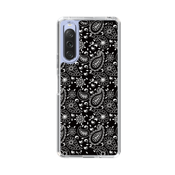 スリムプロテクションケース［ ペイズリー - Black ］