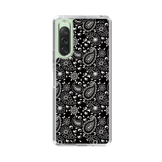 スリムプロテクションケース［ ペイズリー - Black ］