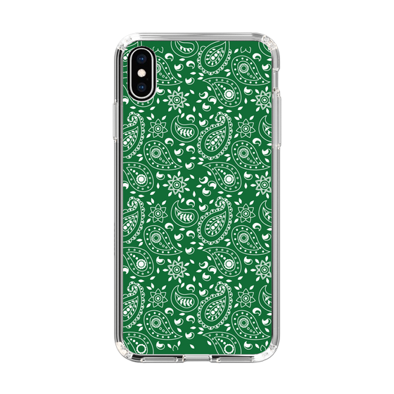 スリムプロテクションケース［ ペイズリー - Green ］