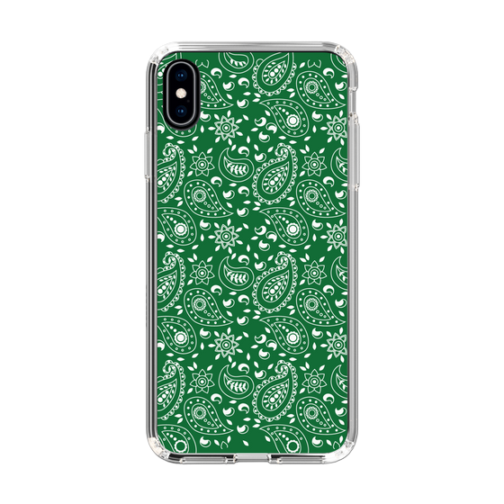 スリムプロテクションケース［ ペイズリー - Green ］