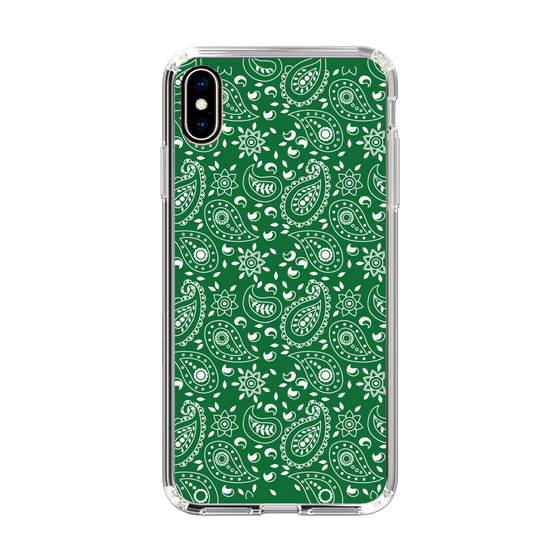 スリムプロテクションケース［ ペイズリー - Green ］