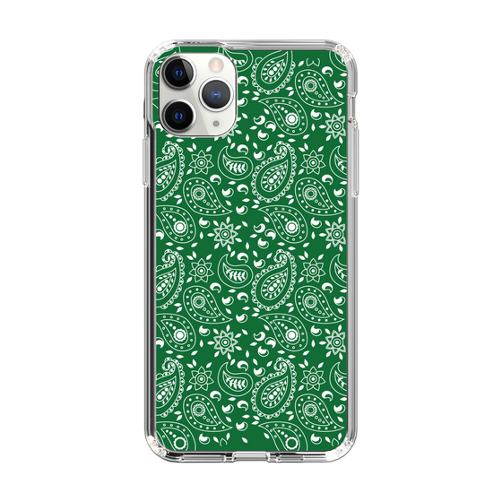スリムプロテクションケース［ ペイズリー - Green ］