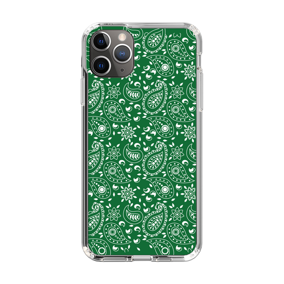 スリムプロテクションケース［ ペイズリー - Green ］