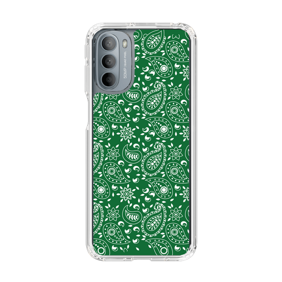 スリムプロテクションケース［ ペイズリー - Green ］