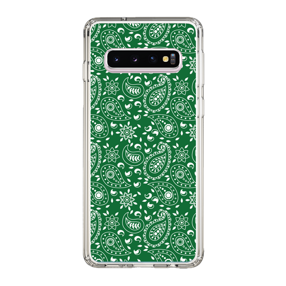 スリムプロテクションケース［ ペイズリー - Green ］