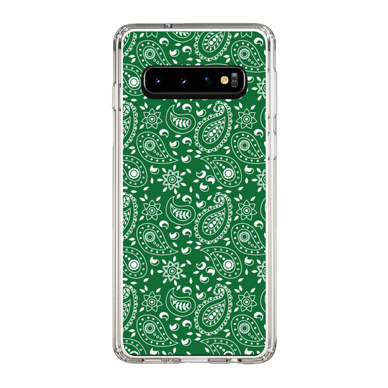 スリムプロテクションケース［ ペイズリー - Green ］