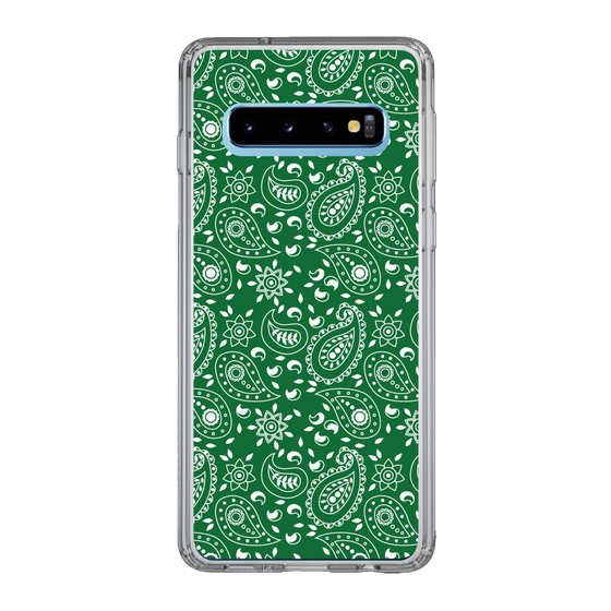 スリムプロテクションケース［ ペイズリー - Green ］