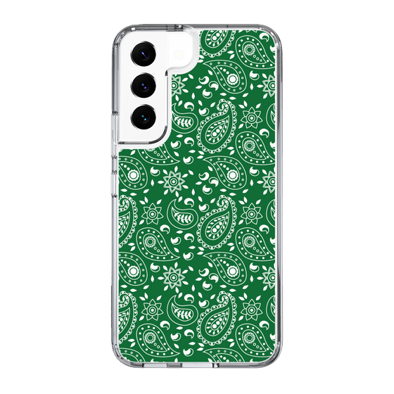 スリムプロテクションケース［ ペイズリー - Green ］