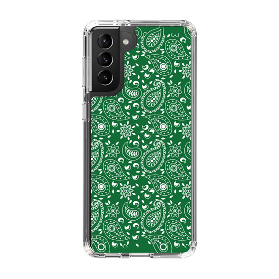 スリムプロテクションケース［ ペイズリー - Green ］