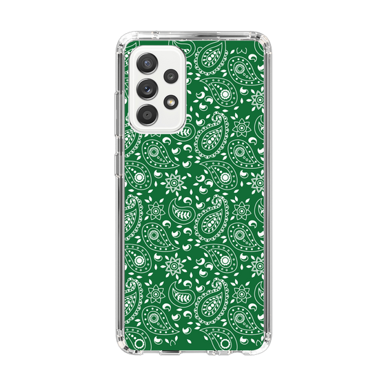 スリムプロテクションケース［ ペイズリー - Green ］