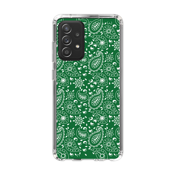 スリムプロテクションケース［ ペイズリー - Green ］