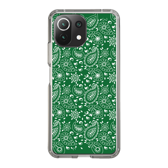 スリムプロテクションケース［ ペイズリー - Green ］