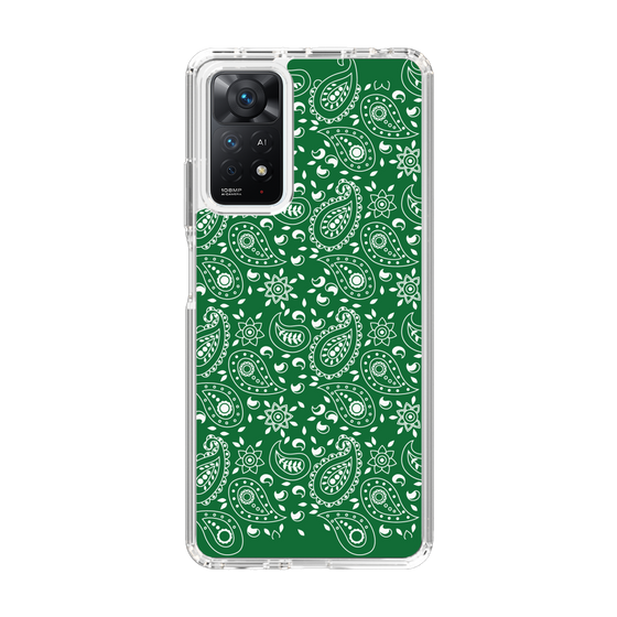 スリムプロテクションケース［ ペイズリー - Green ］