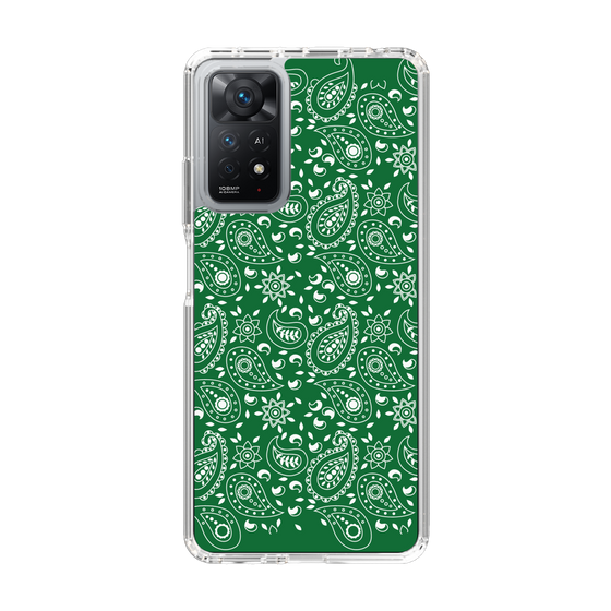 スリムプロテクションケース［ ペイズリー - Green ］