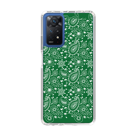 スリムプロテクションケース［ ペイズリー - Green ］