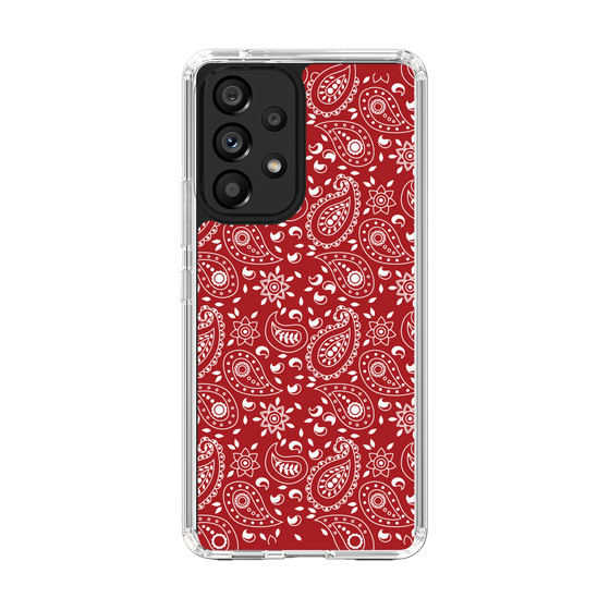 スリムプロテクションケース［ ペイズリー - Red ］