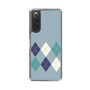 スリムプロテクションケース［ Nordic Argyle - Blue ］