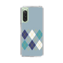 スリムプロテクションケース［ Nordic Argyle - Blue ］