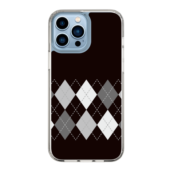 スリムプロテクションケース［ Nordic Argyle - Black ］