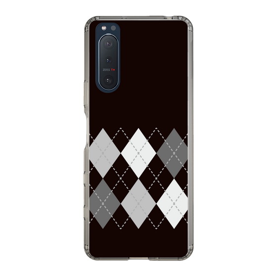 スリムプロテクションケース［ Nordic Argyle - Black ］