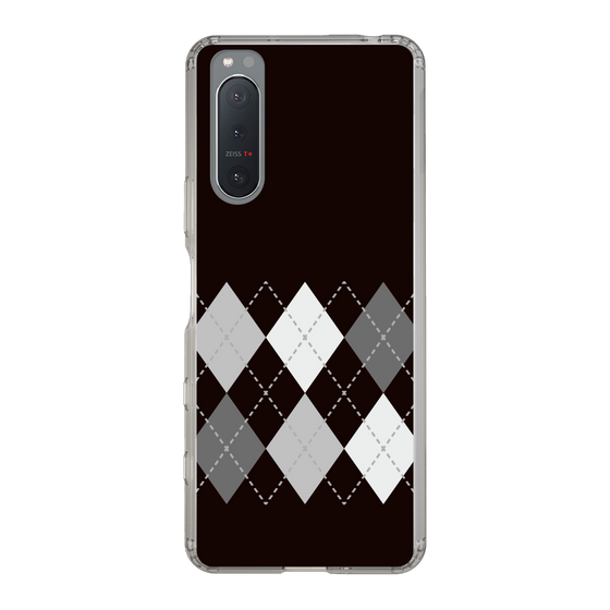 スリムプロテクションケース［ Nordic Argyle - Black ］