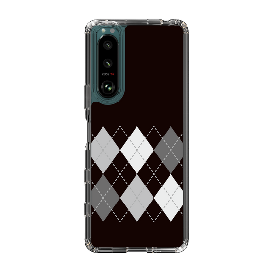スリムプロテクションケース［ Nordic Argyle - Black ］