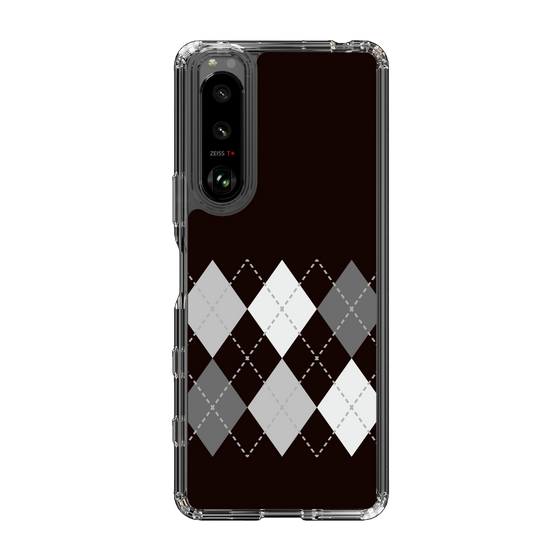 スリムプロテクションケース［ Nordic Argyle - Black ］
