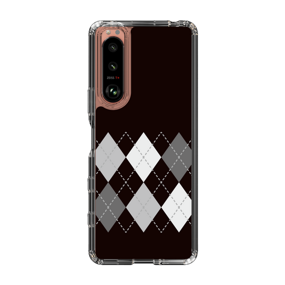 スリムプロテクションケース［ Nordic Argyle - Black ］