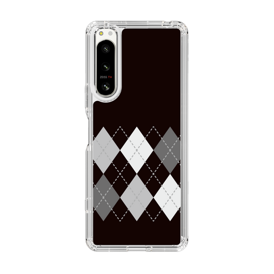 スリムプロテクションケース［ Nordic Argyle - Black ］