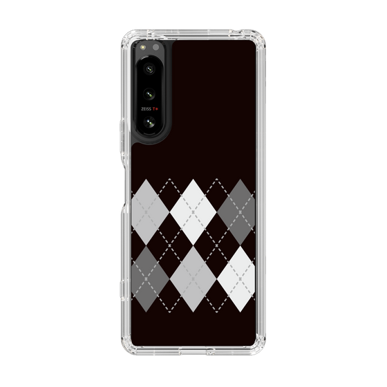 スリムプロテクションケース［ Nordic Argyle - Black ］
