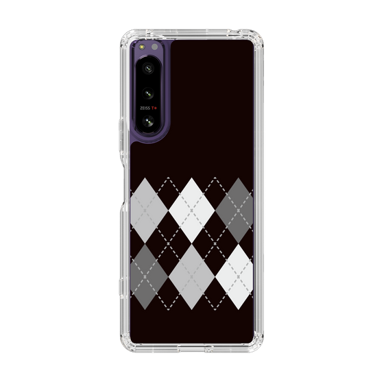 スリムプロテクションケース［ Nordic Argyle - Black ］