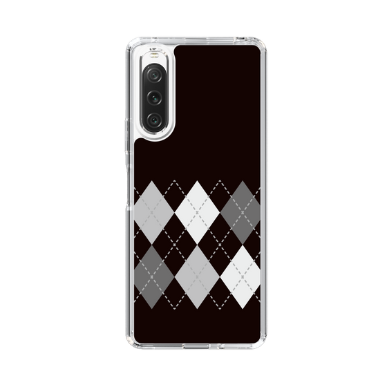 スリムプロテクションケース［ Nordic Argyle - Black ］