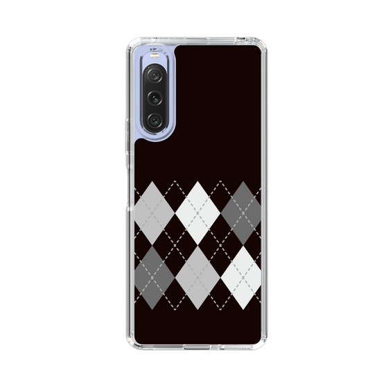スリムプロテクションケース［ Nordic Argyle - Black ］