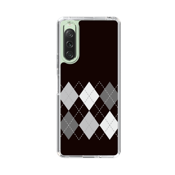 スリムプロテクションケース［ Nordic Argyle - Black ］