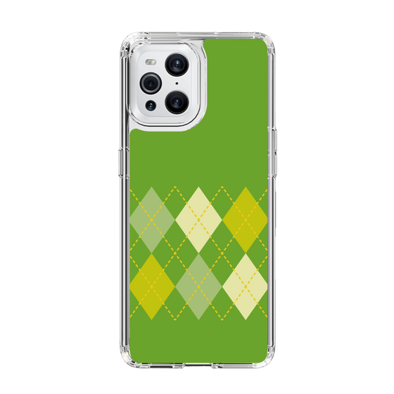 スリムプロテクションケース［ Nordic Argyle - Green ］
