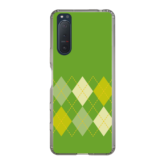 スリムプロテクションケース［ Nordic Argyle - Green ］