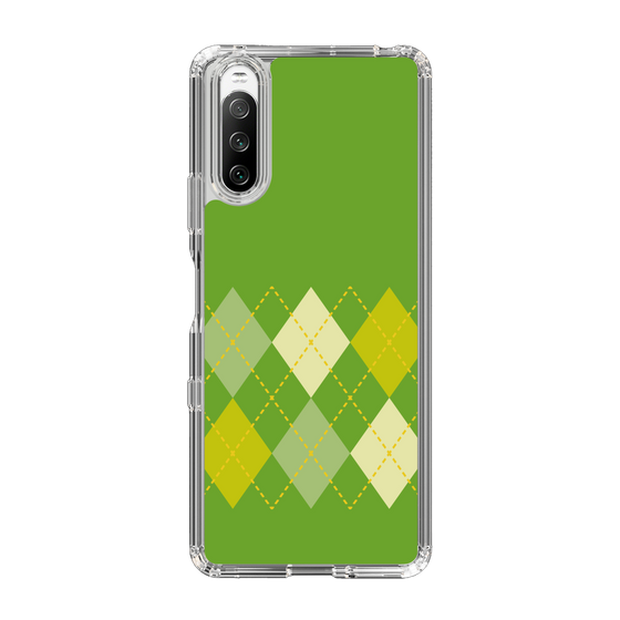 スリムプロテクションケース［ Nordic Argyle - Green ］