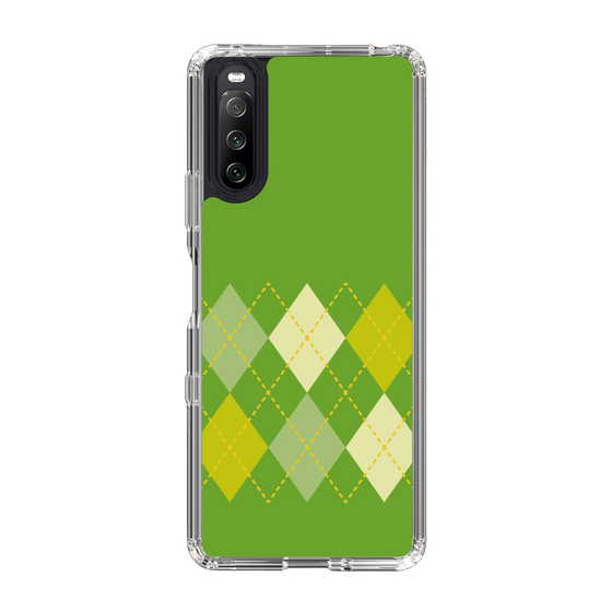 スリムプロテクションケース［ Nordic Argyle - Green ］