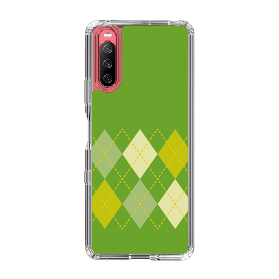 スリムプロテクションケース［ Nordic Argyle - Green ］
