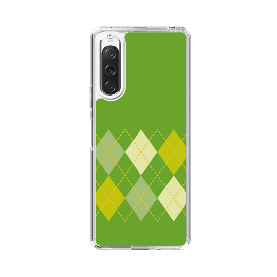 スリムプロテクションケース［ Nordic Argyle - Green ］