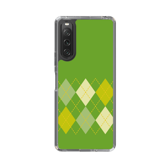スリムプロテクションケース［ Nordic Argyle - Green ］