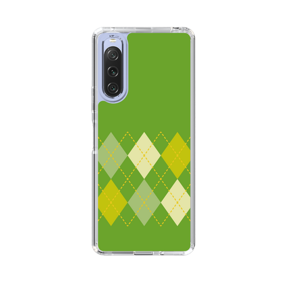 スリムプロテクションケース［ Nordic Argyle - Green ］