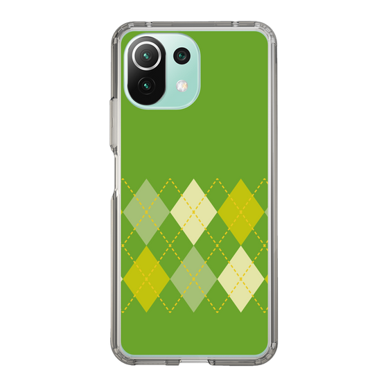 スリムプロテクションケース［ Nordic Argyle - Green ］