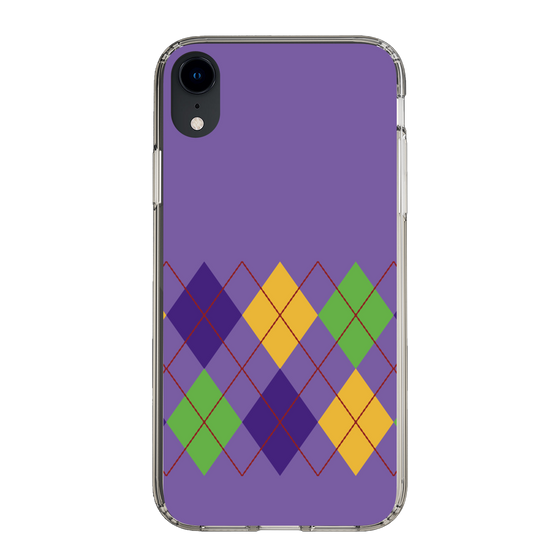 スリムプロテクションケース［ Nordic Argyle - Purple ］