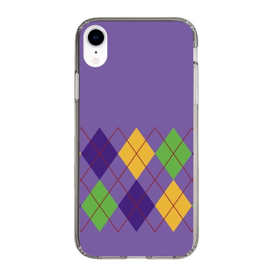 スリムプロテクションケース［ Nordic Argyle - Purple ］