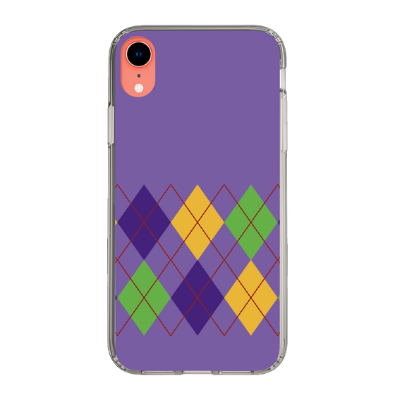 スリムプロテクションケース［ Nordic Argyle - Purple ］