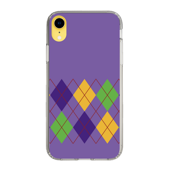 スリムプロテクションケース［ Nordic Argyle - Purple ］